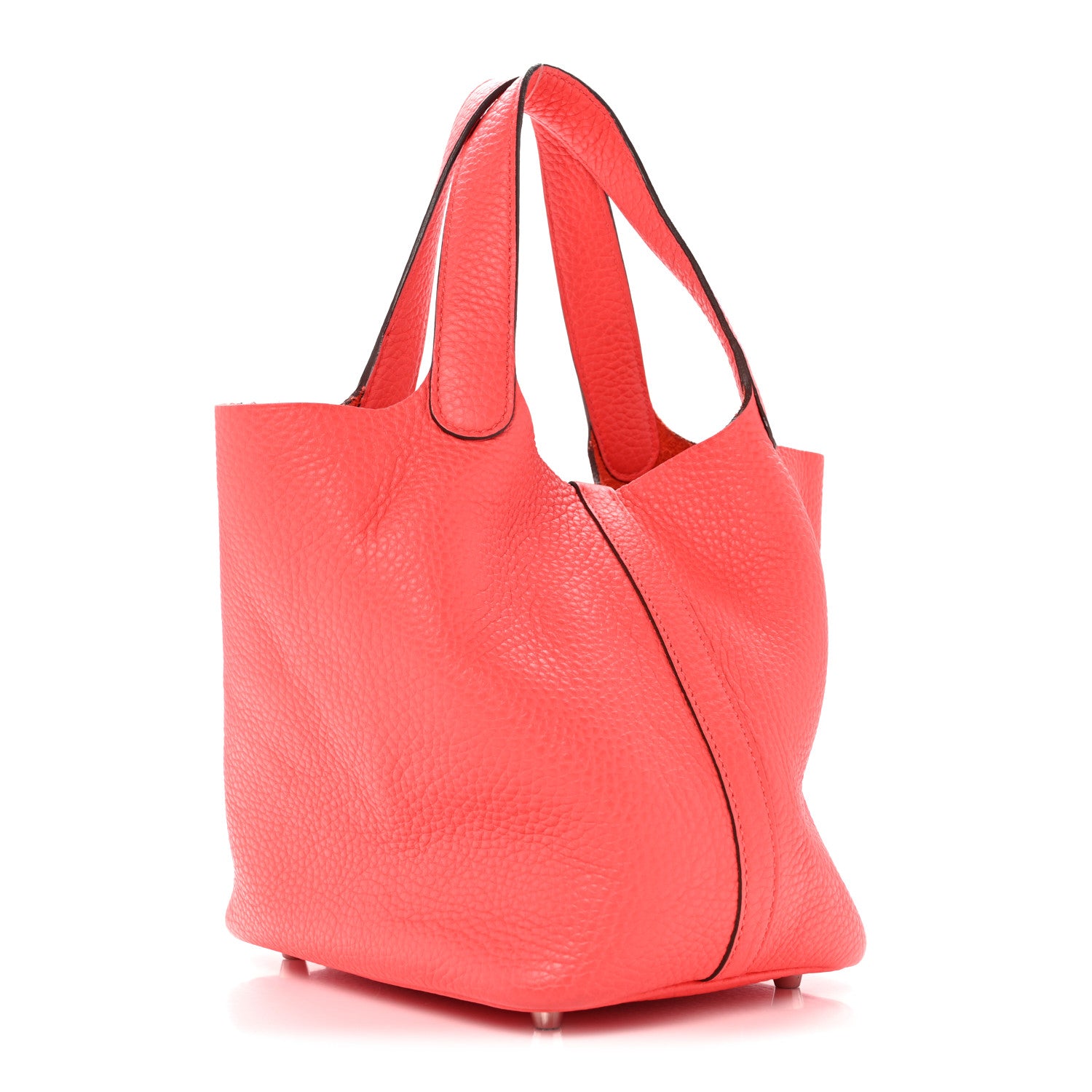 Hermes Taurillon Clemence Picotin Lock 18 PM Rose Jaipur 3 of 12