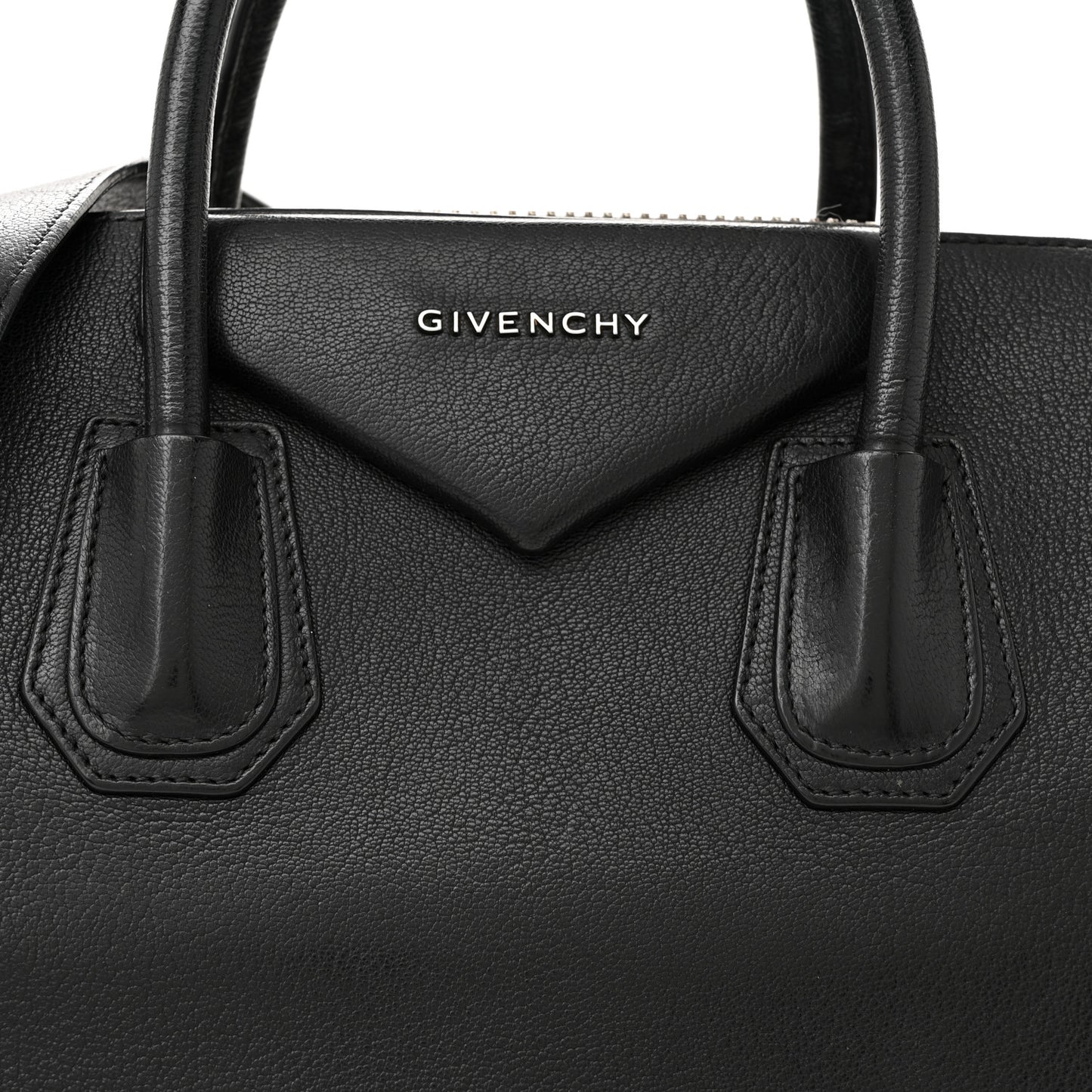 Sugar Goatskin Medium Antigona Black