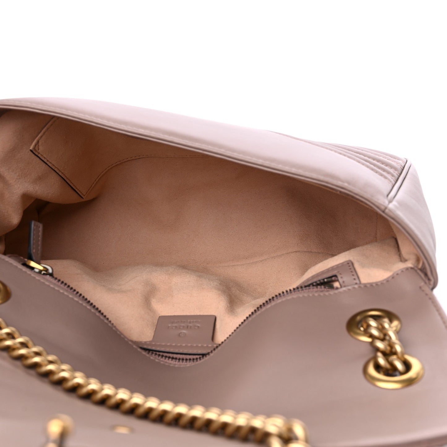 Calfskin Matelasse Medium GG Marmont Shoulder Bag Porcelain Rose