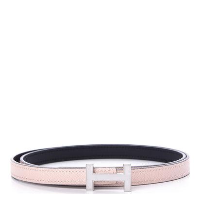 Hermes Swift Epsom 13mm Focus Belt 80 Rose Eglantine Bleu Indigo 1 of 6