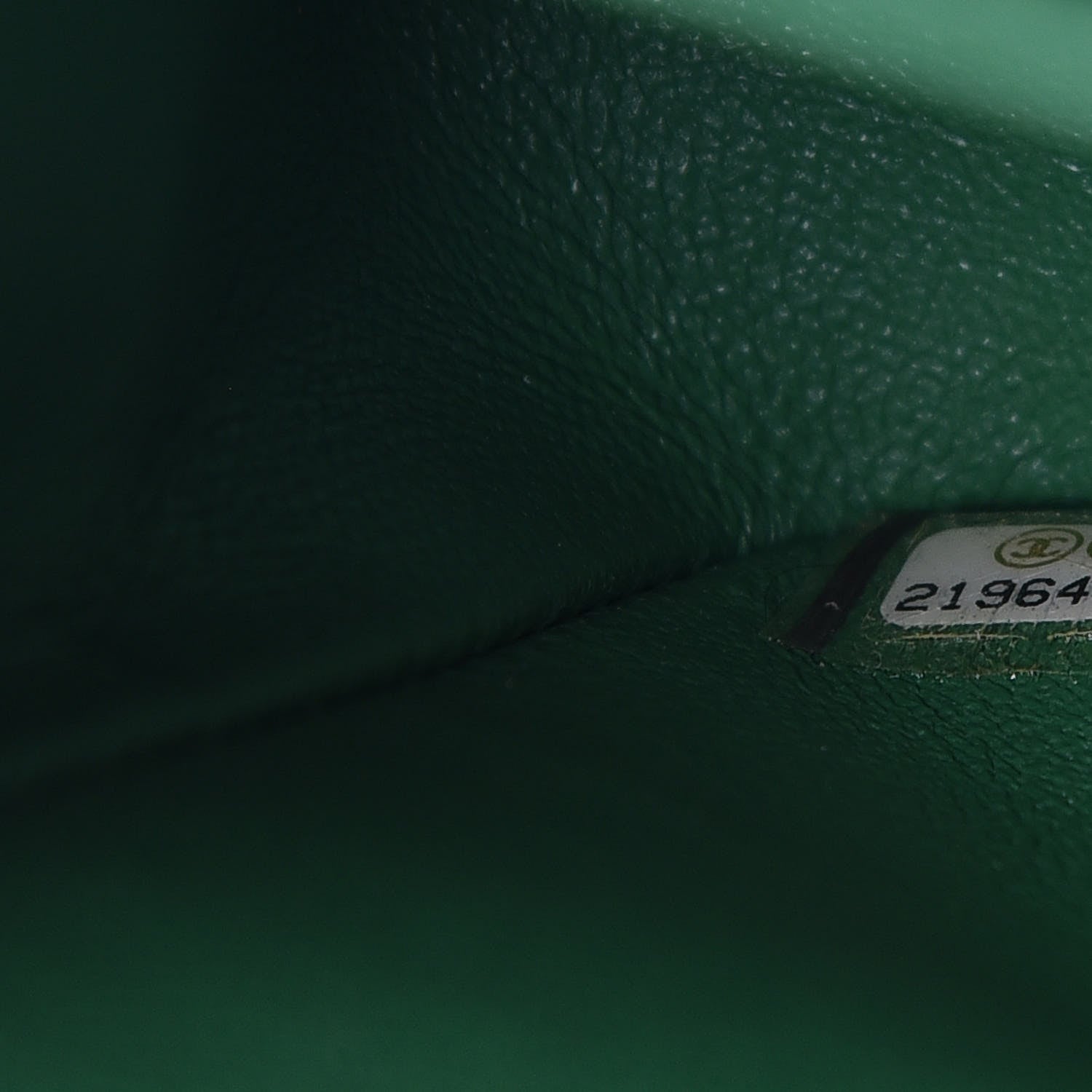 Chanel Caviar Quilted Jumbo Double Flap Green 9 of 9