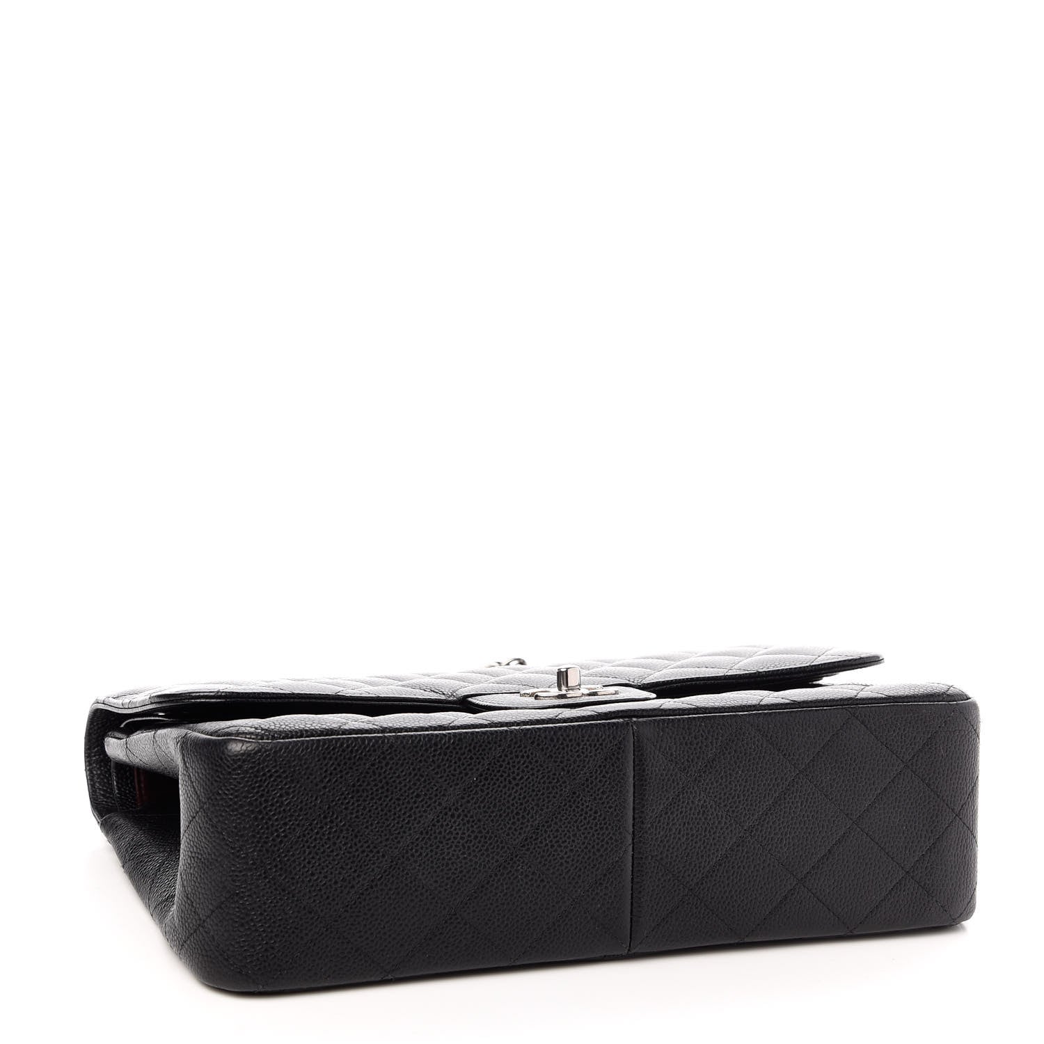 Chanel Caviar Quilted Jumbo Double Flap Black 4 of 9