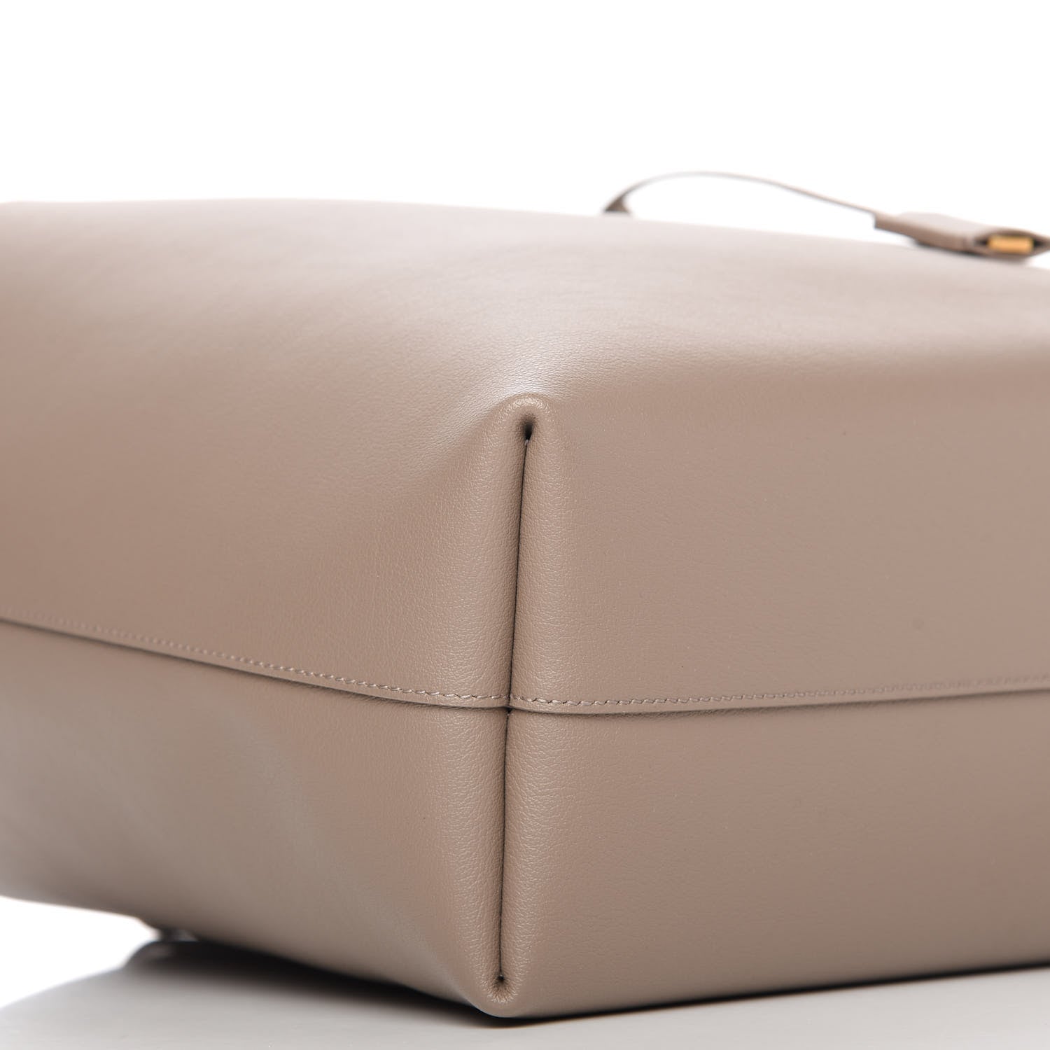 Saint Laurent Calfskin Large Shopping Tote Taupe 6 of 9