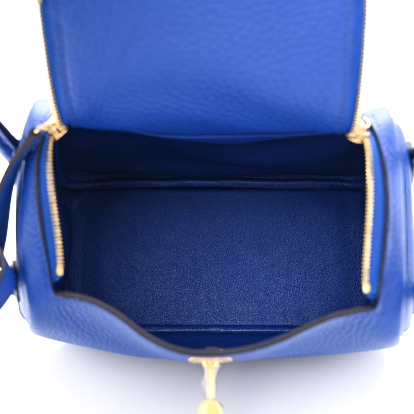 Taurillon Clemence Mini Lindy 20 Bleu Electrique