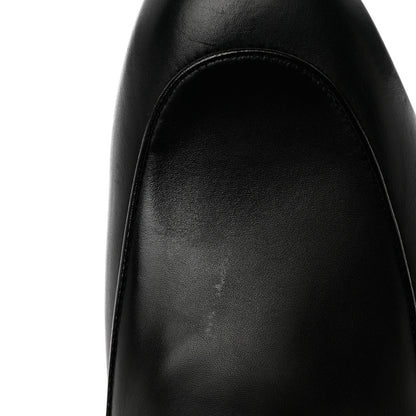 Gucci Calfskin Horsebit Mens Jordaan Loafers 10.5 Black 9 of 12