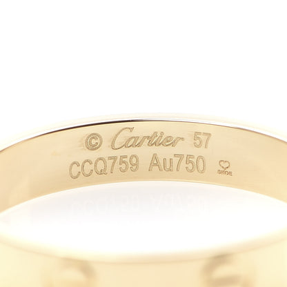 Cartier 18K Yellow Gold 3.5mm LOVE Wedding Band Ring 57 8 4 of 4