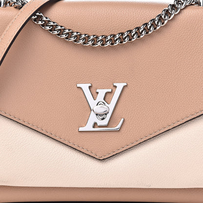 Louis Vuitton Soft Calfskin Mylockme Chain Bag BB Papyrus Creme 12 of 12