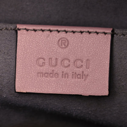 Gucci Calfskin Matelasse GG Marmont Dome Backpack Perfect Pink 6 of 12