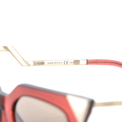 Fendi Iridia Cat Eye Sunglasses FF 0060/S Red 5 of 7