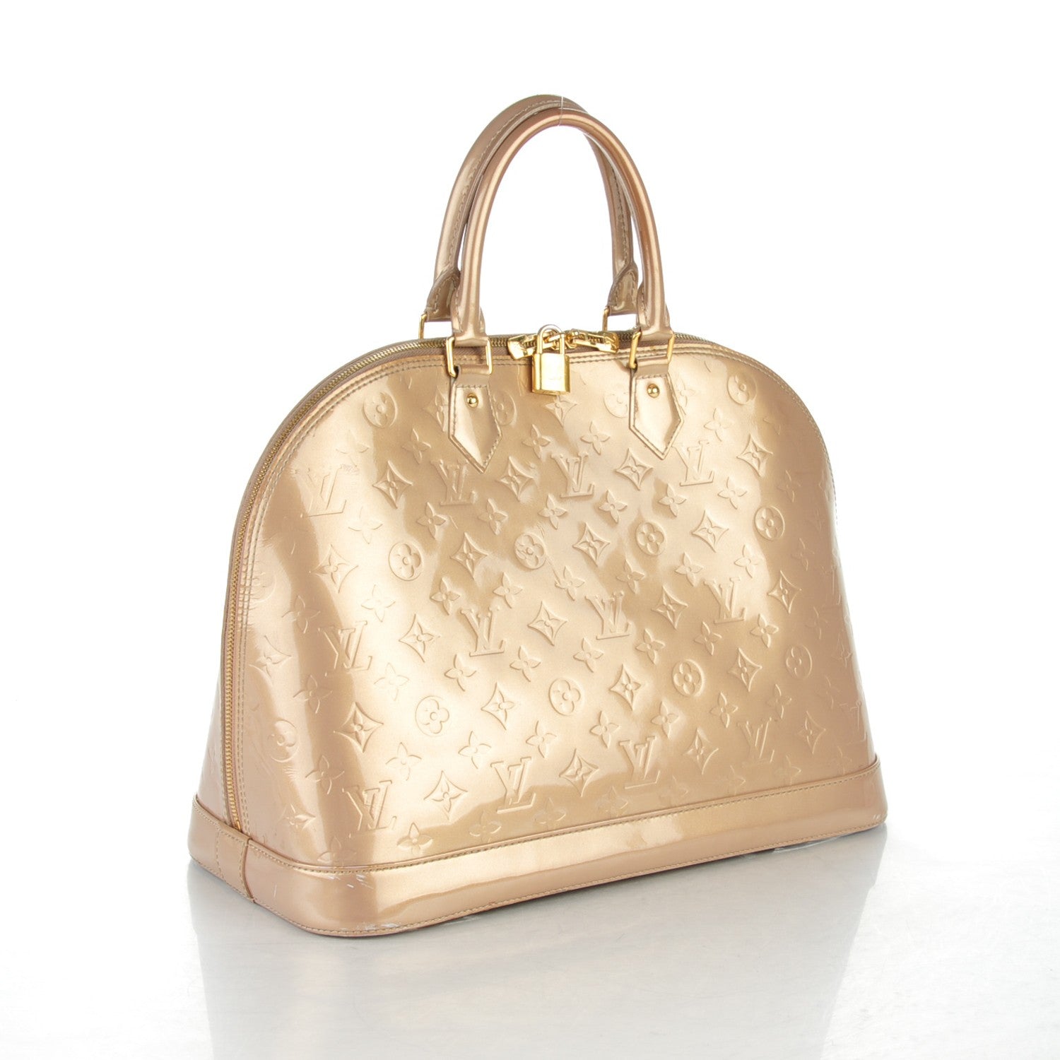 Louis Vuitton Vernis Alma GM Beige Poudre 3 of 11