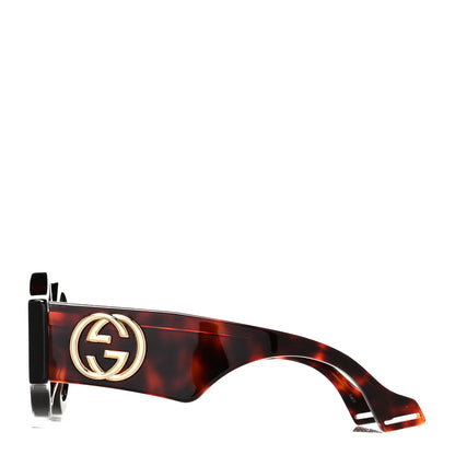 Gucci Acetate Round Sunglasses GG0629S Havana 3 of 8