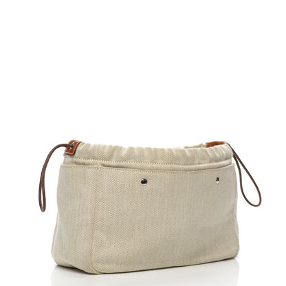 Hermes Canvas Barenia Fourbi 25 MM Pouch Naturel Fauve 3 of 9
