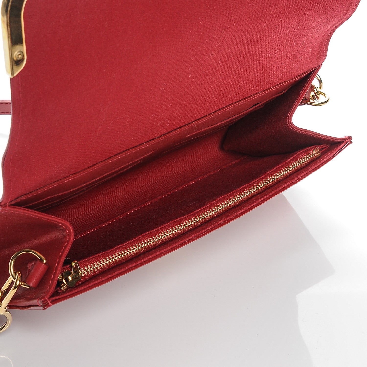Louis Vuitton Vernis Rossmore MM Pomme D'Amour 5 of 6