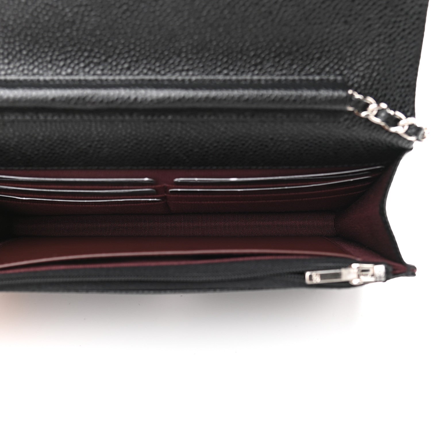 Chanel Caviar Quilted Wallet On Chain WOC Black 5 of 10