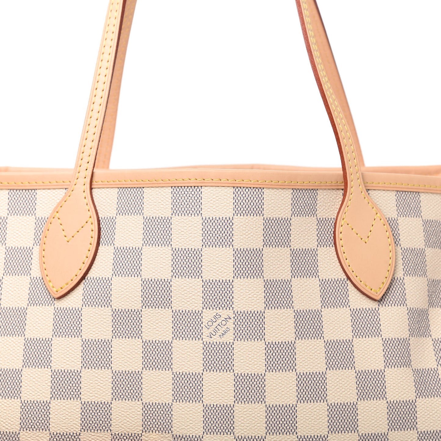 Damier Azur Neo Neverfull MM Rose Ballerine