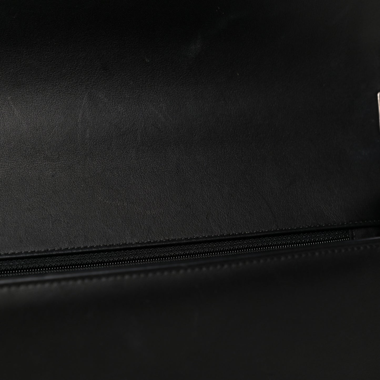 Calfskin Quilted New Medium Boy Flap Black