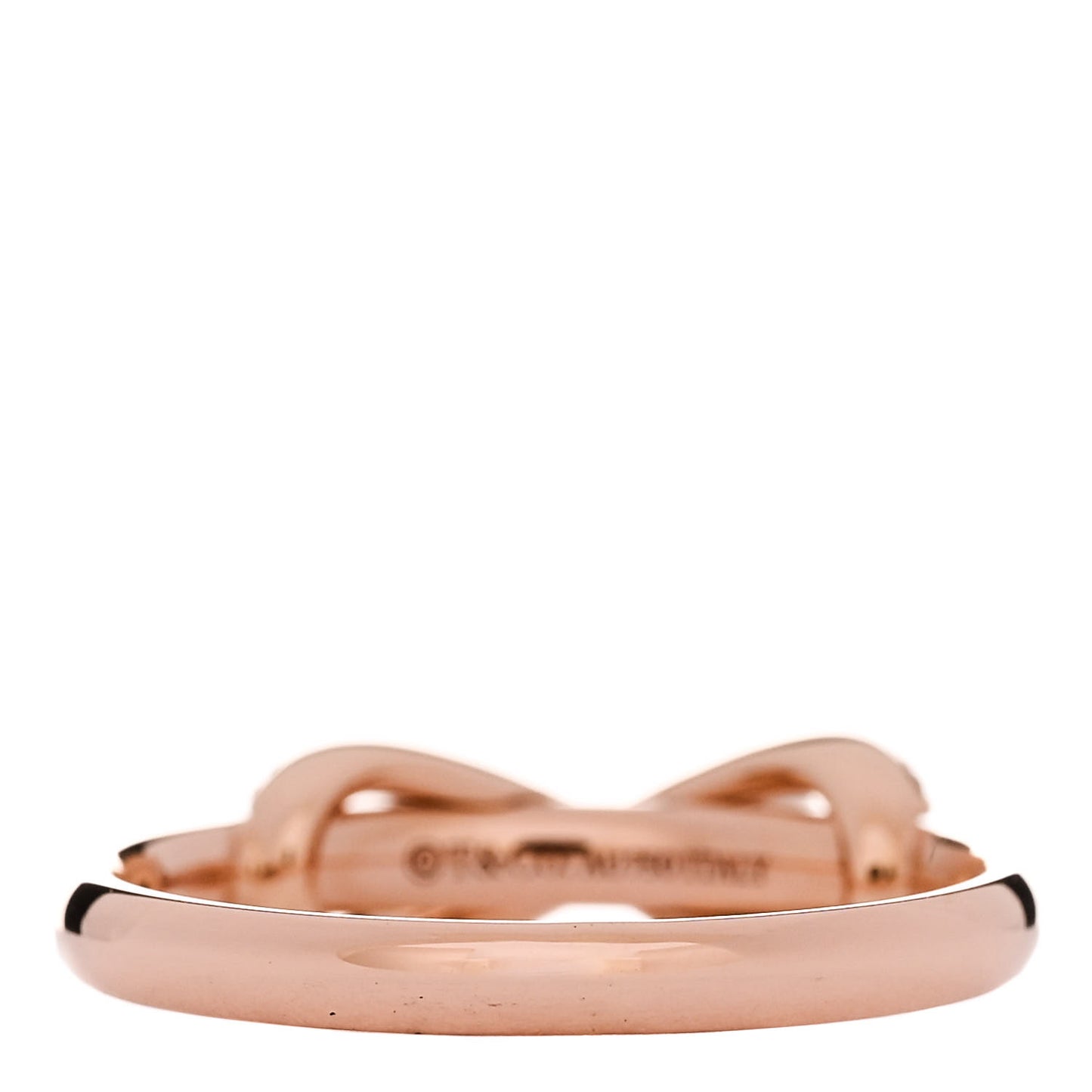 18K Rose Gold Diamond Infinity Ring 54 7