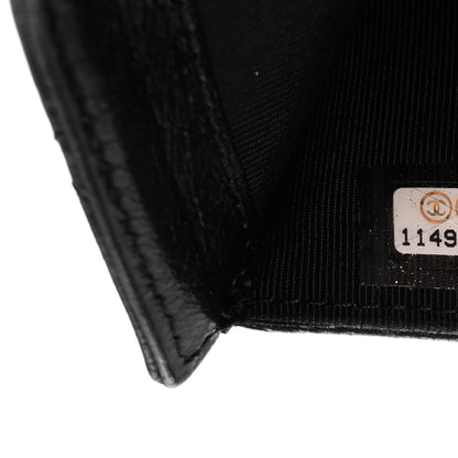 Chanel Aged Calfskin Quilted Large Reissue Gusset Flap Wallet Black 8 of 8