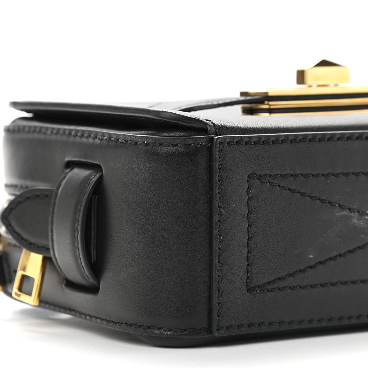 Alexander McQueen Calfskin The Myth Crossbody Bag Black 12 of 13