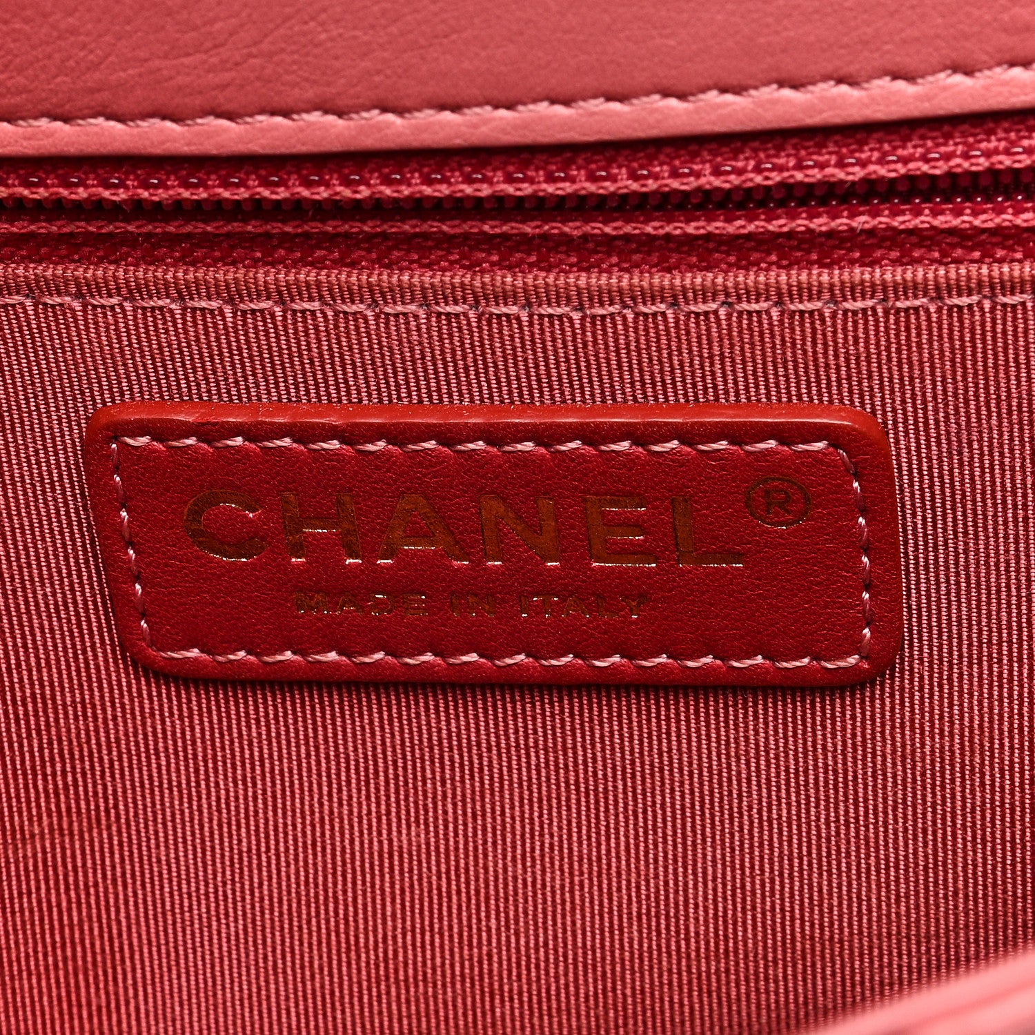 Chanel Calfskin Stitched Small Flap Bag Pink 6 of 11