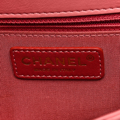 Chanel Calfskin Stitched Small Flap Bag Pink 6 of 11