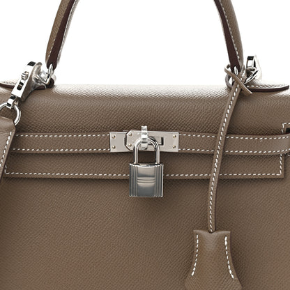 Hermes Epsom Kelly Sellier 25 Etoupe 8 of 11