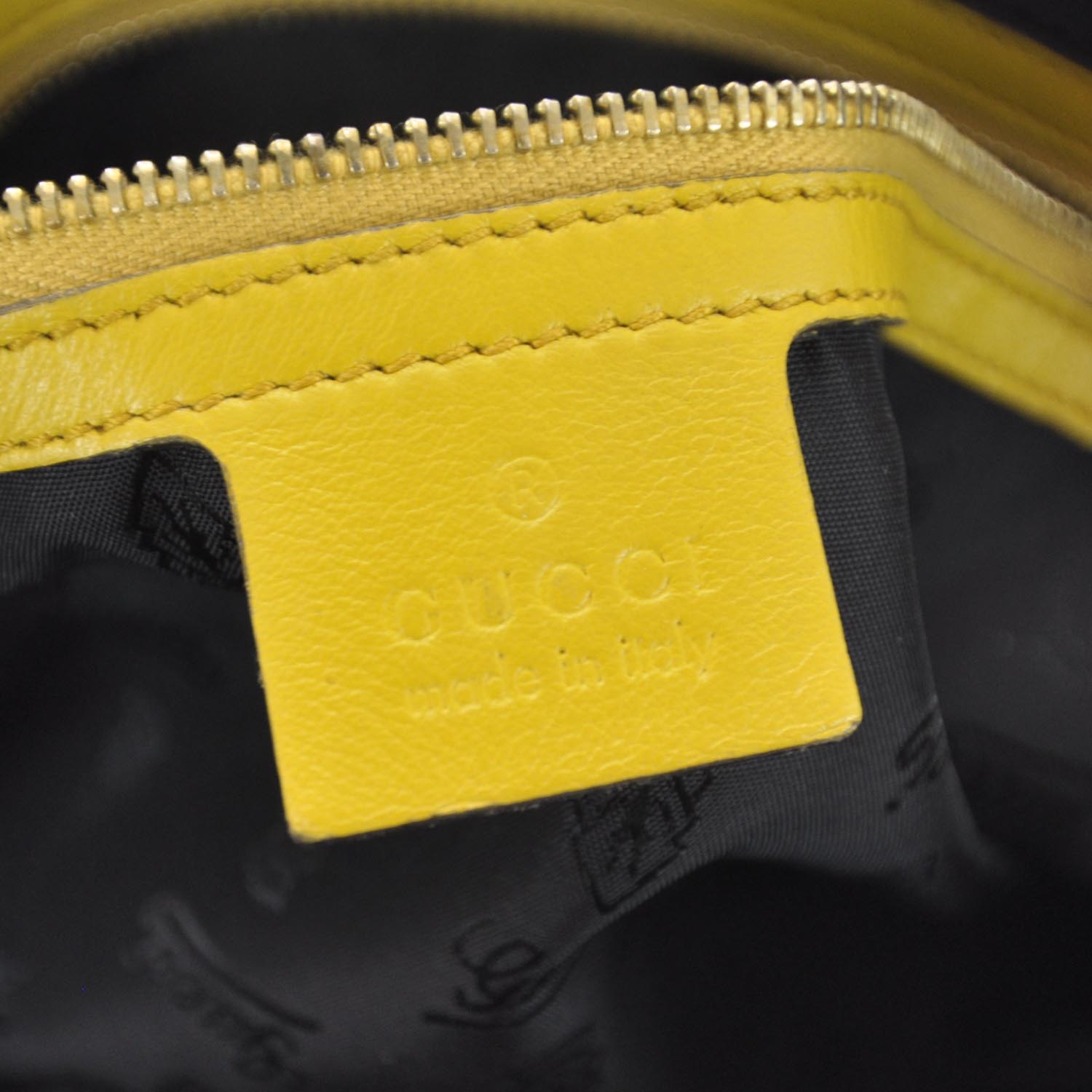 Gucci Patent Leather Hysteria Yellow 8 of 9
