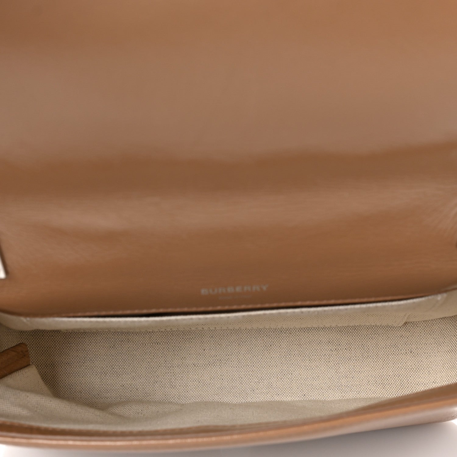 Burberry Patent Quilted Resin Chain Small Lola Bag Tan 5 of 6