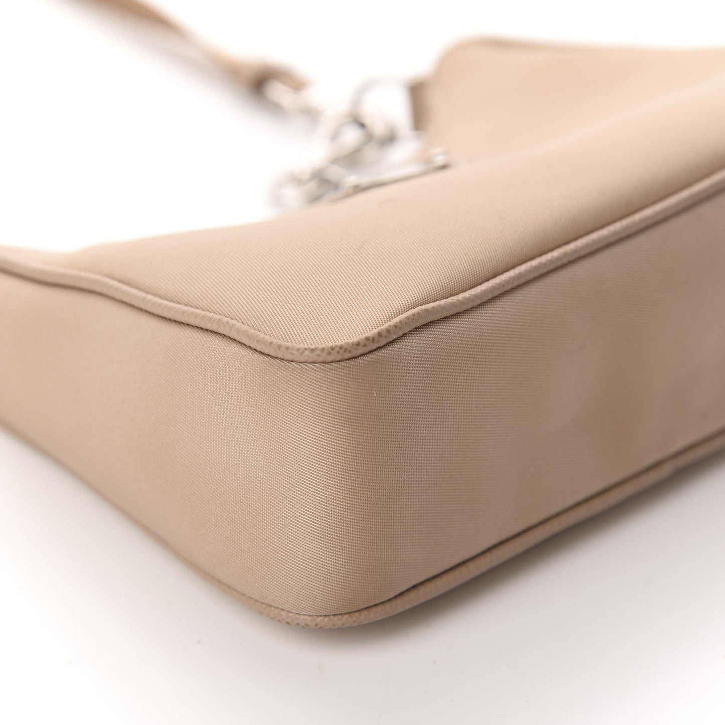 Tessuto Nylon Saffiano Mini Re-Edition 2000 Shoulder Bag Cammeo