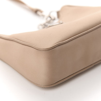 Prada Tessuto Nylon Saffiano Mini Re-Edition 2000 Shoulder Bag Cammeo 5 of 9