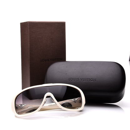 Louis Vuitton Acetate Iris Mask Sunglasses Z0370U White 7 of 7