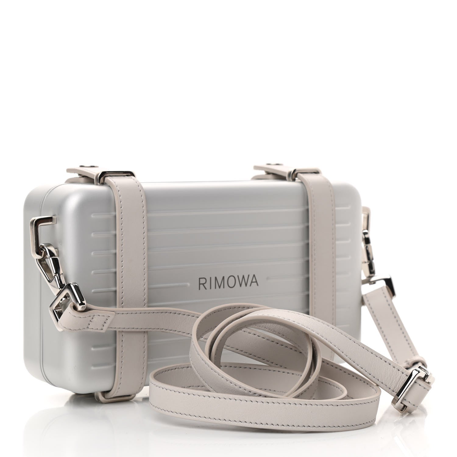 Christian Dior X RIMOWA Aluminum Personal Clutch On Strap Silver 3 of 11