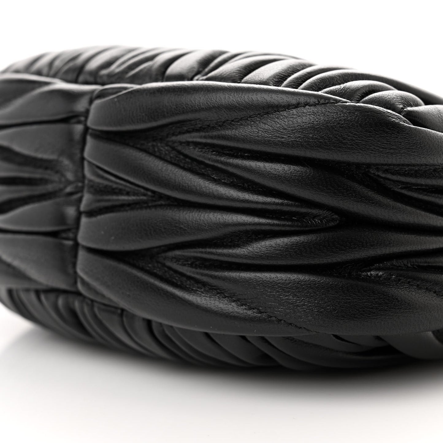 Nappa Matelasse Mini Wander Hobo Black