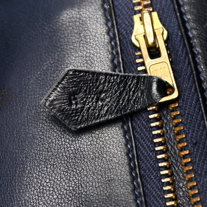 Hermes Box Medor Clutch 23 Bleu Indigo Vert Bengale 6 of 10