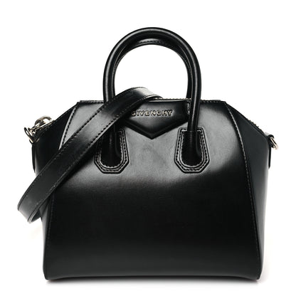 Givenchy Shiny Lord Calfskin Mini Antigona Black 1 of 13