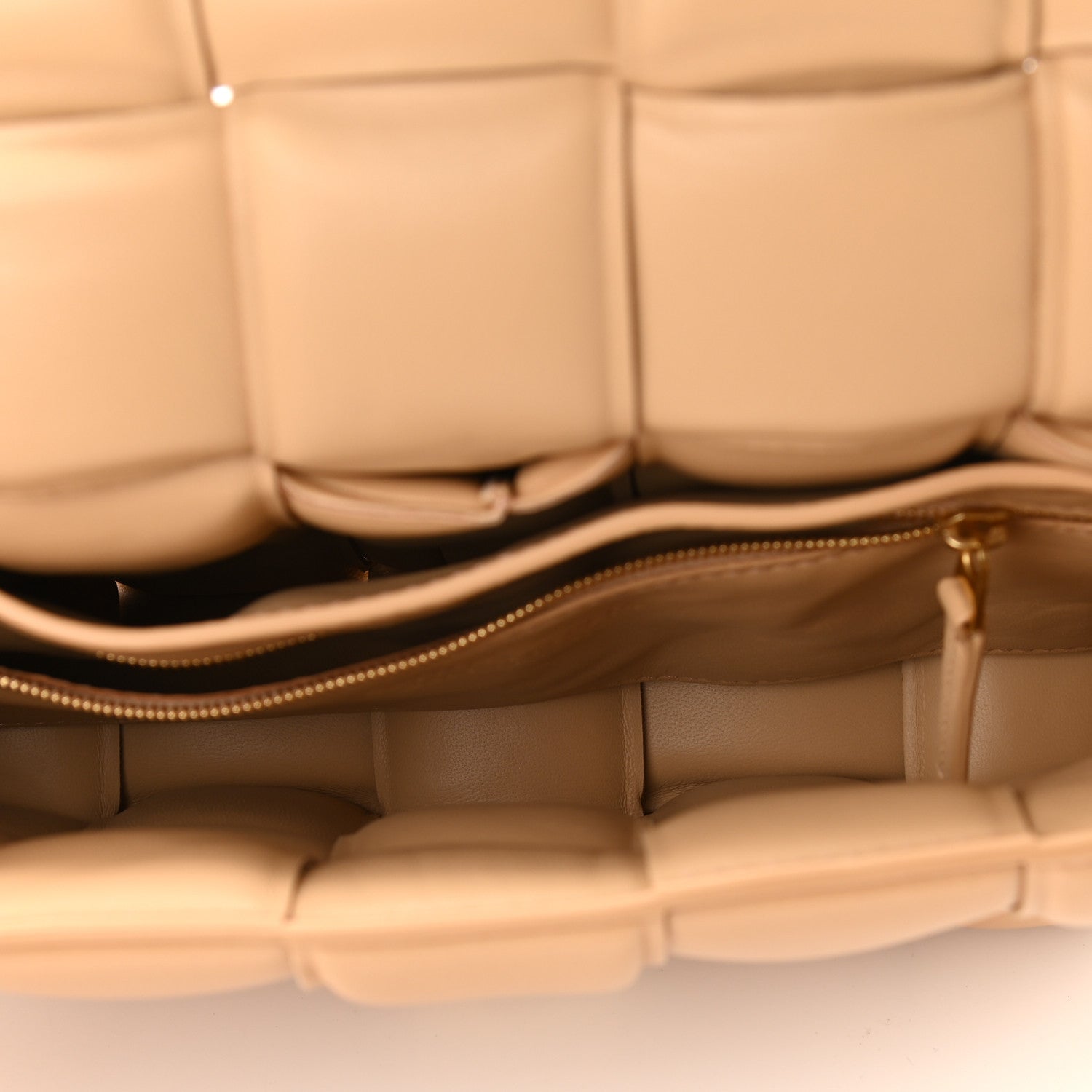 Bottega Veneta Nappa Maxi Intreccio Padded Cassette Crossbody Bag Almond 5 of 10