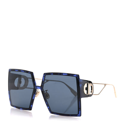 Christian Dior Acetate Square 30 Montaigne Sunglasses Blue 1 of 8