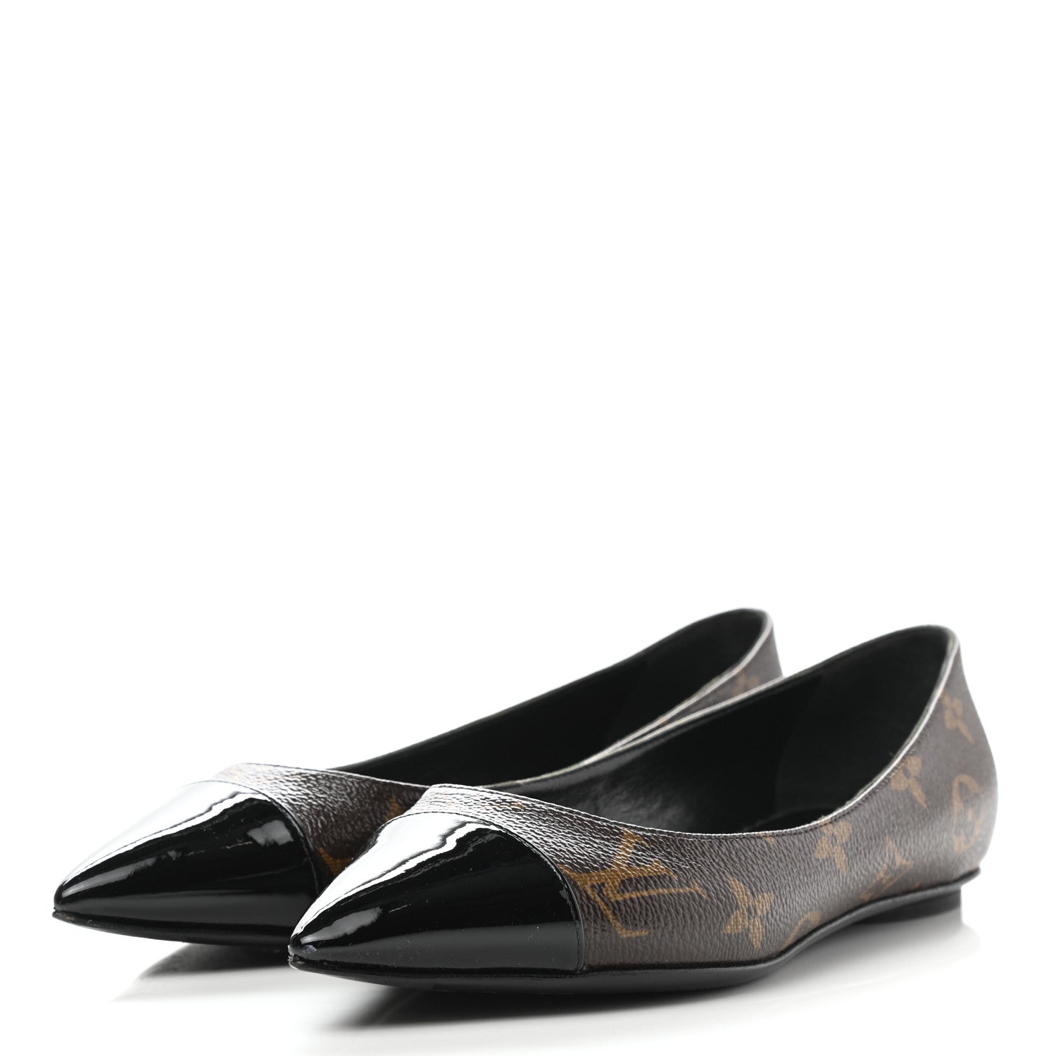 Louis Vuitton Patent Monogram Fetish Ballerina Flats 35 3 of 10