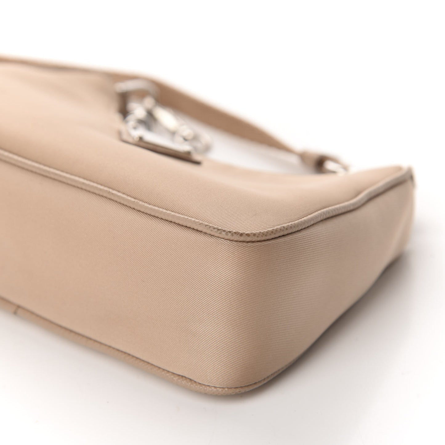 Tessuto Nylon Saffiano Mini Re-Edition 2000 Shoulder Bag Cammeo