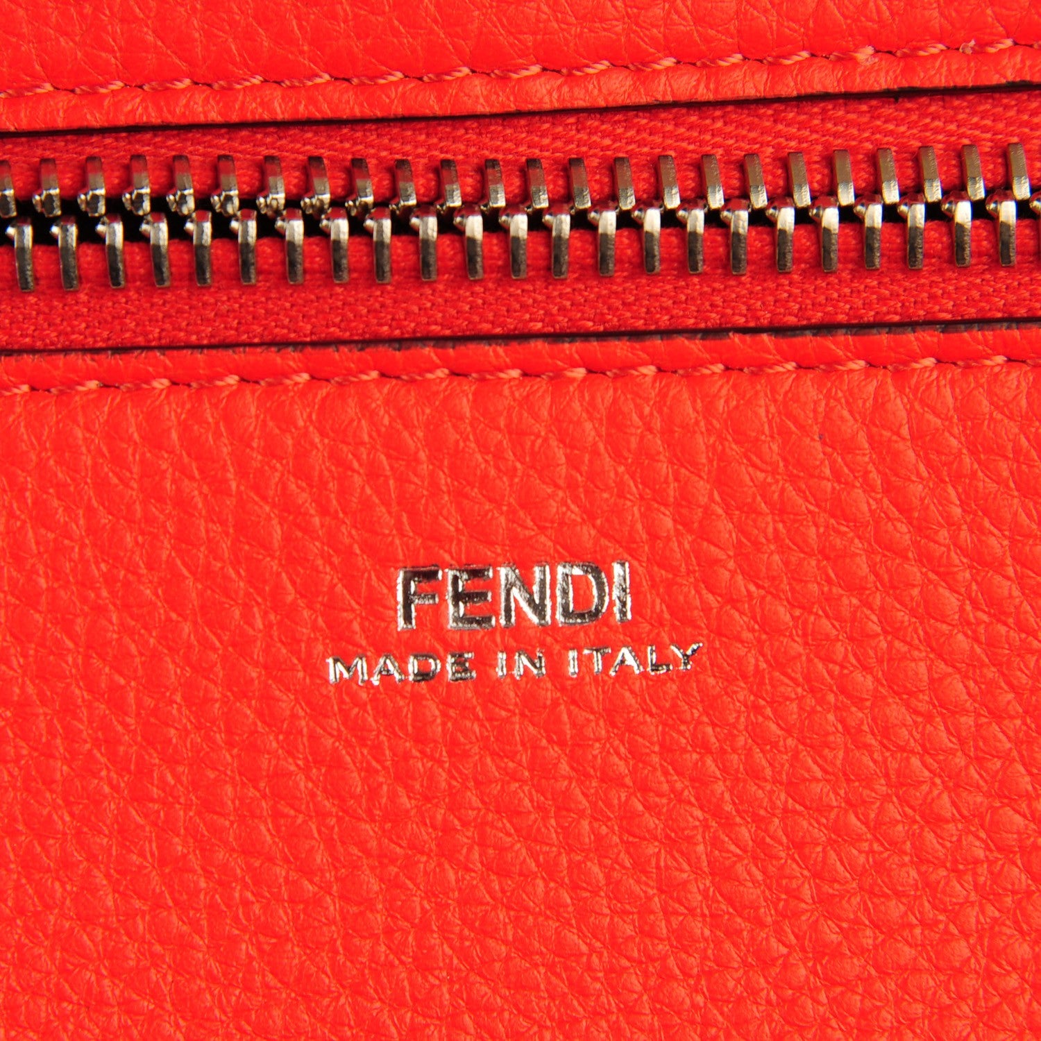 Fendi Vitello Baltico Dolce DotCom Satchel Tortora Papavero 7 of 9