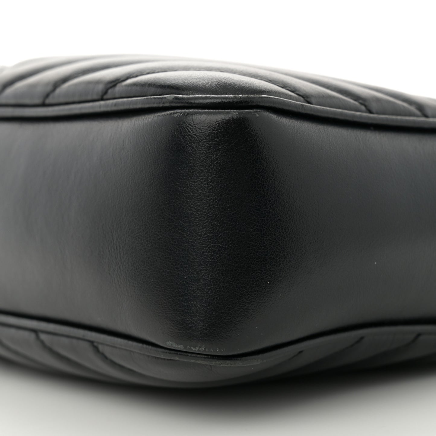 Calfskin Matelasse Monogram Lou Camera Bag Black