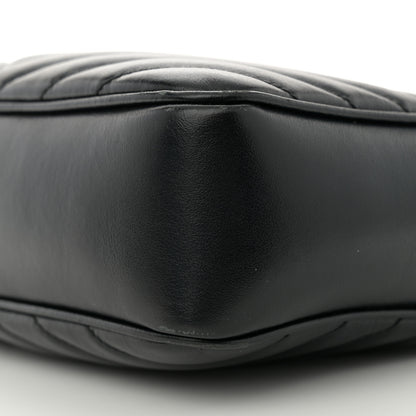 Saint Laurent Calfskin Matelasse Monogram Lou Camera Bag Black 10 of 14