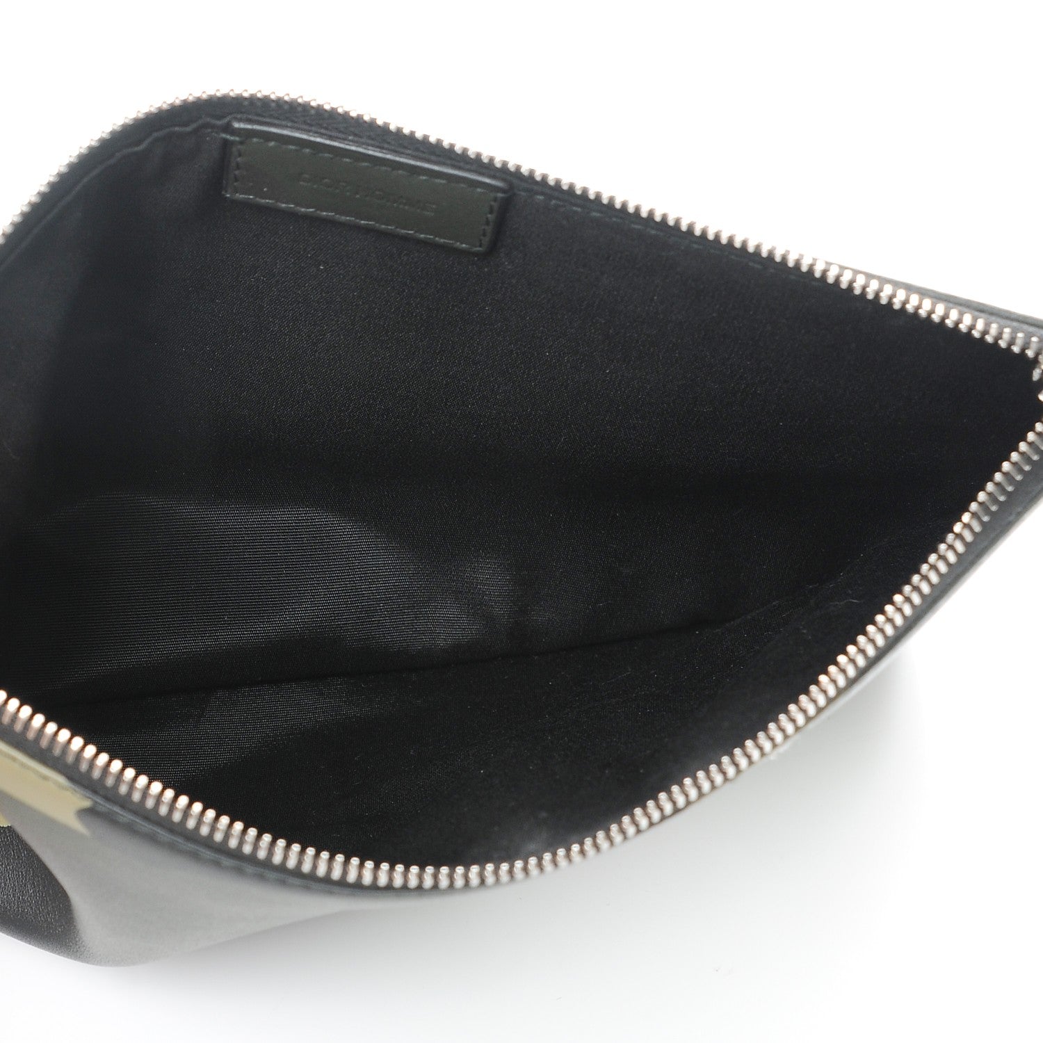 Christian Dior HOMME Coated Canvas Embroidered Camoflage Flat Pouch Green White 5 of 8
