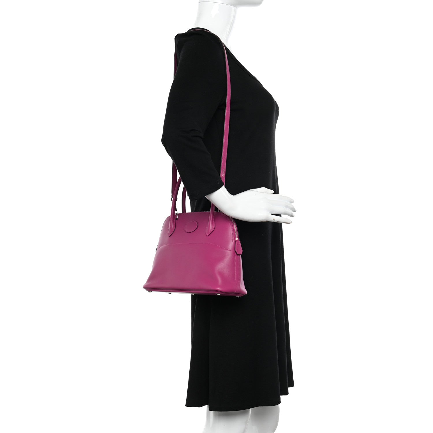 Hermes Swift Bolide 27 Rose Pourpre 2 of 9