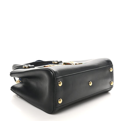 Gucci Calfskin Medium Sylvie Top Handle Tote Black 4 of 10
