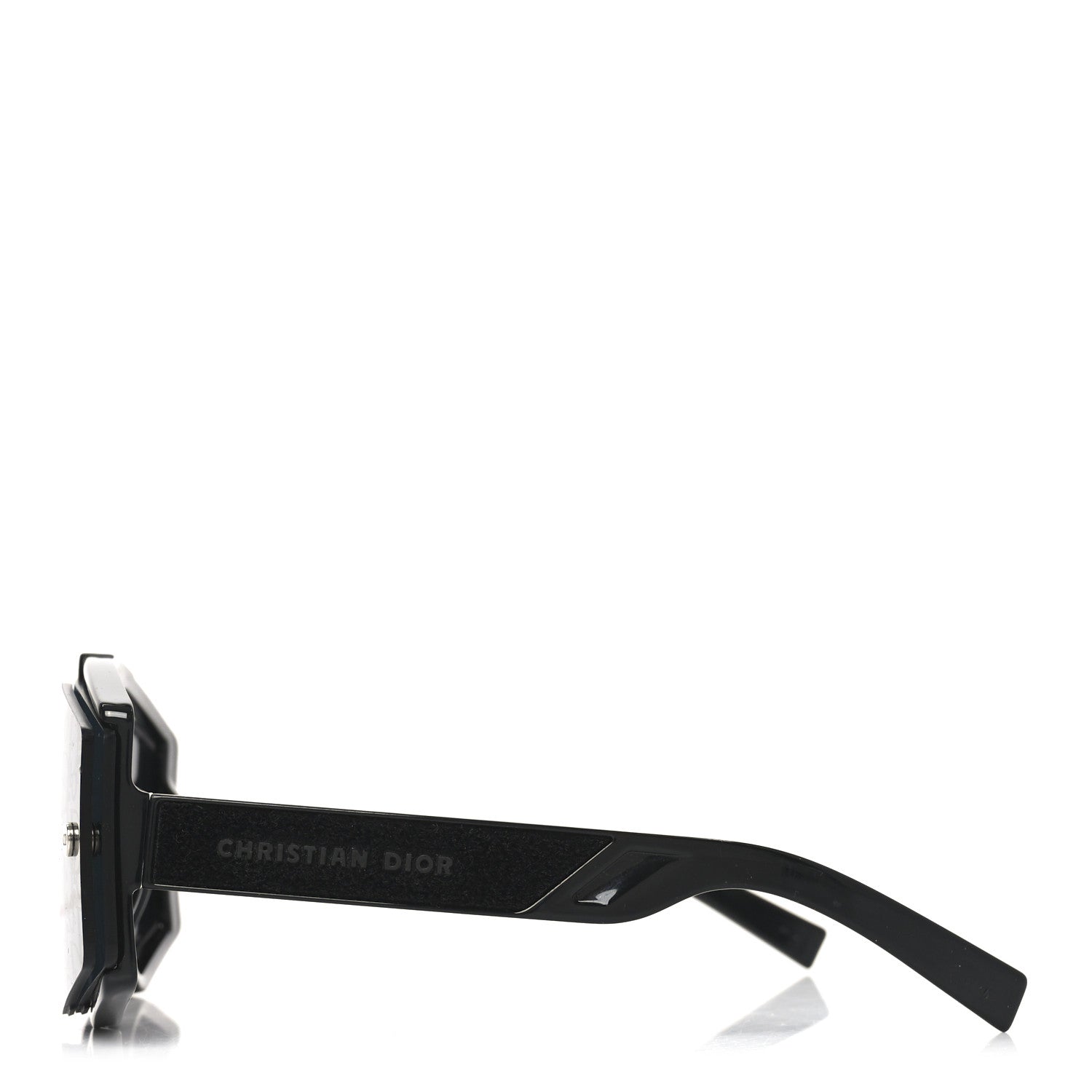 Christian Dior Acetate Diorxtrem MU Oblique Mask Sunglasses Black