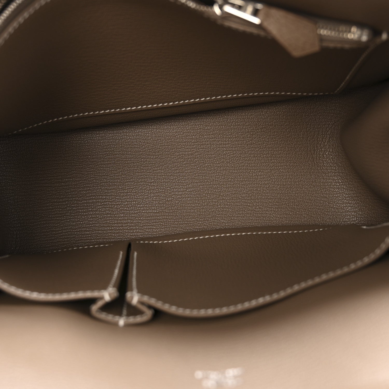 Hermes Taurillon Clemence Jypsiere 28 Etoupe 5 of 12
