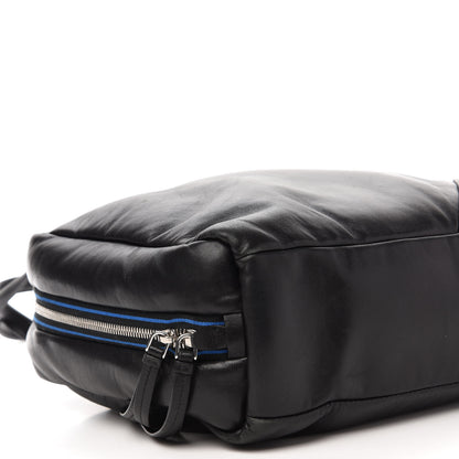 Prada Nappa Soft Tote Black Cobalto 6 of 15