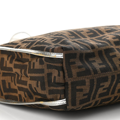 Fendi Zucca Shopper Tote Tobacco Argento 8 of 15