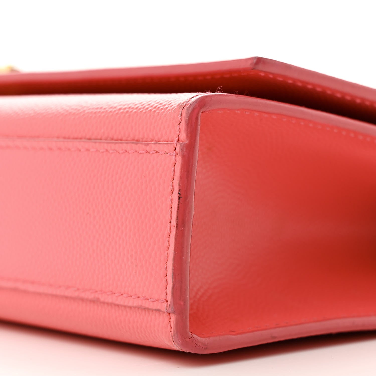 Saint Laurent Grain De Poudre Medium Classic Monogram Kate Satchel Rose Clair 9 of 13